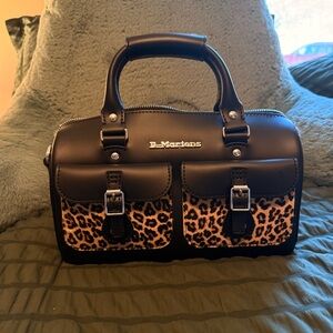 Dr. Martens Leopard Top Handle Satchel
